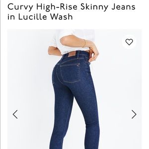 Madewell Curvy High Rise Skinny Jeans